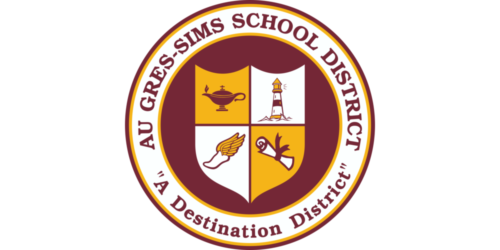 Au Gres-Sims School District Crest